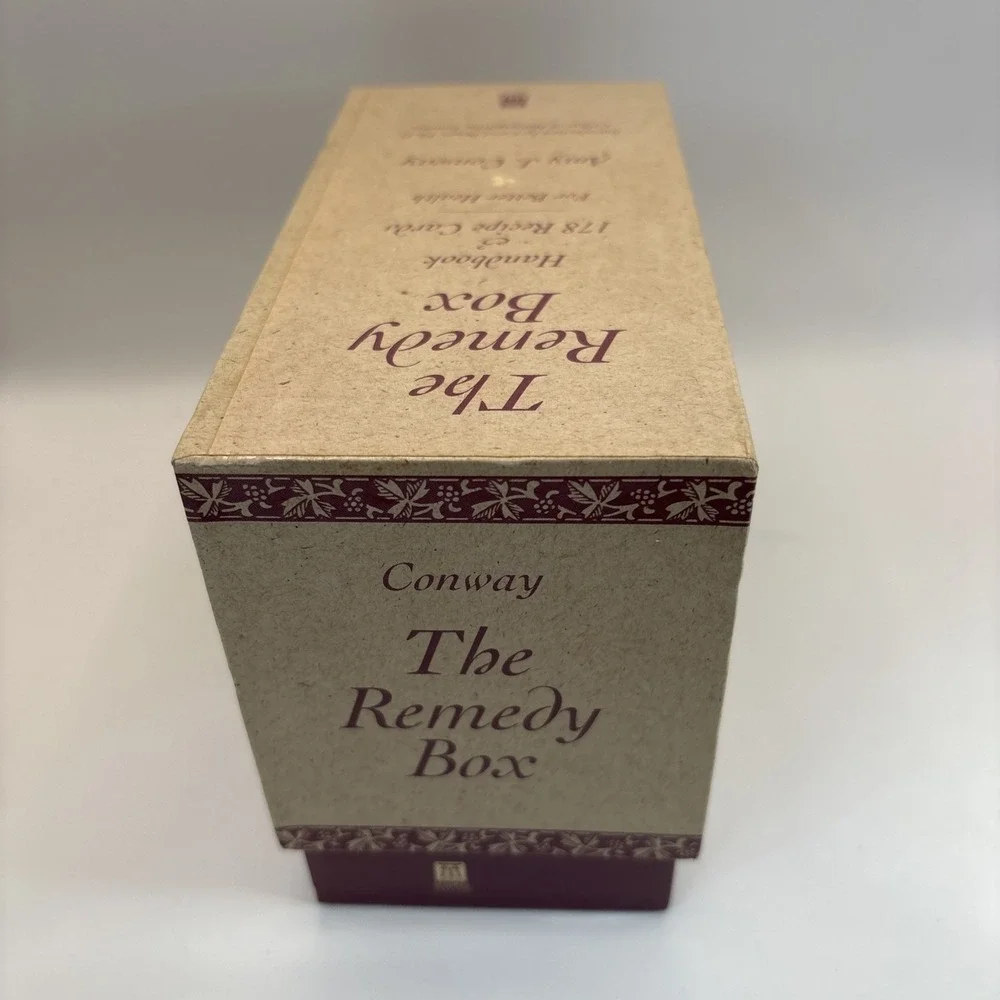 Vintage The Remedy Box Handbook 178 Recipe Cards Better Health Amy J Conway 1994
